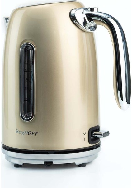 Parlak Altın 1.7 Litre Su Isıtıcı, Şık ve Dayanıklı Tasarım fiyatları