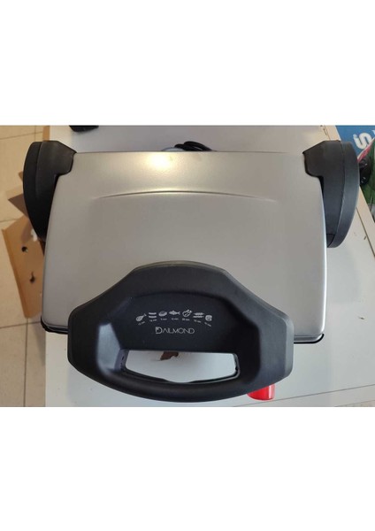 Çift Yönlü Tost Makinesi 1500W, 3 Kademeli, Gri, 2 Yıl Garanti