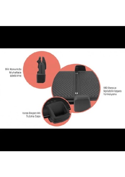 Beyaz Çok Amaçlı Izgara ve Tost Makinesi, Pratik ve Şık Tasarım fiyatları