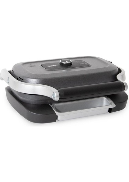 Antrasit Döküm Tost ve Izgara Makinesi 1300W, Pratik ve Şık Tasarım