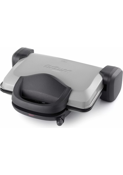 Gri Renkli 1800W Izgara ve Tost Makinesi, Pratik ve Şık Kullanım