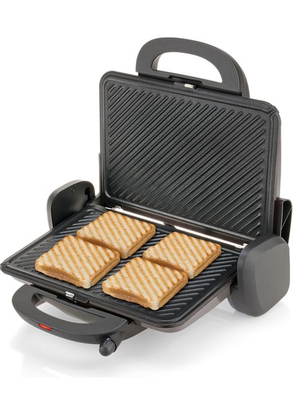 Gri Renkli 1800W Izgara ve Tost Makinesi, Pratik ve Şık Kullanım fiyatları