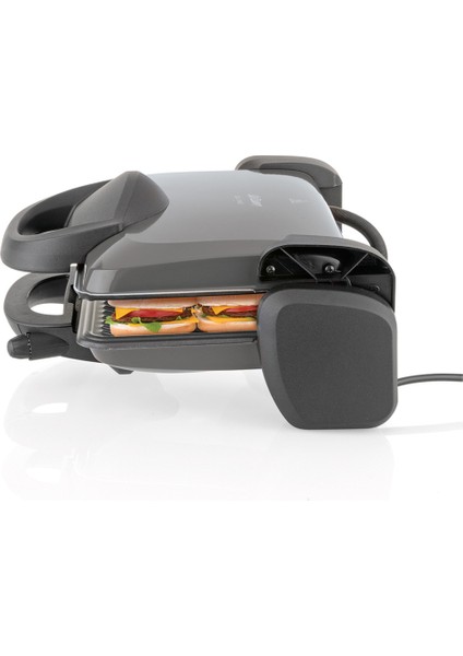 Gri Renkli 1800W Izgara ve Tost Makinesi, Pratik ve Şık Kullanım fırsatları