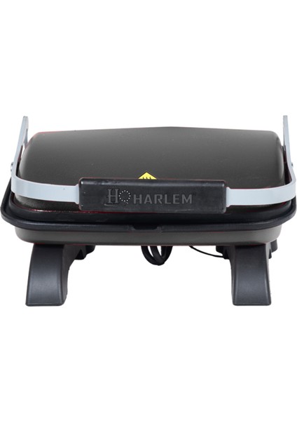 Organik Demir Döküm Tost Makinesi 1800W Siyah, Dayanıklı ve Şık Tasarım