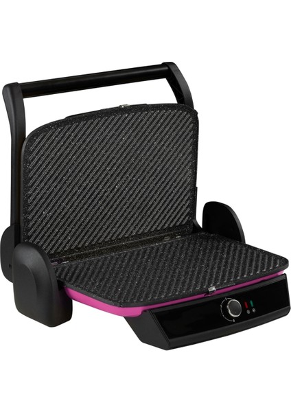 Pembe Retro Tost Makinesi, Şık ve Pratik Mutfak Aleti fırsatları