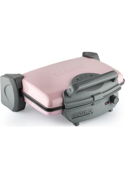 Pembe Çok Fonksiyonlu Tost ve Izgara Makinesi, Şık ve Pratik Kullanım