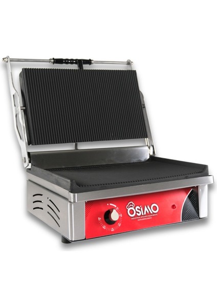 Geniş Kapasiteli 16 Dilim Elektrikli Tost Makinesi - Gri