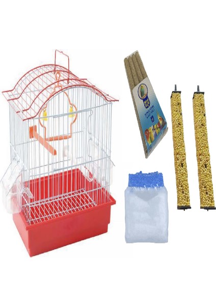 Kafes Tül Tünek Yem Hazır Paket