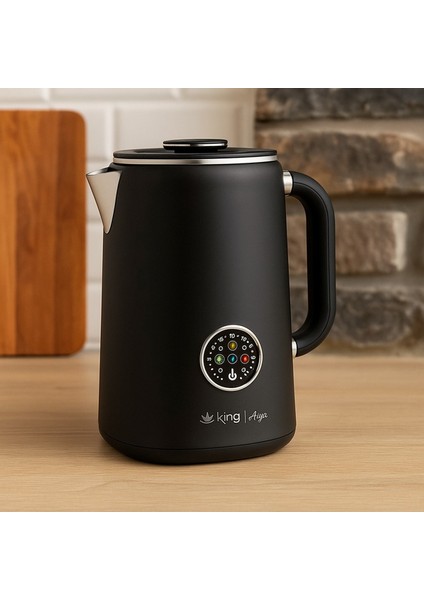 Dijital Su Isıtıcı 1.7l 1500W Siyah, Dokunmatik, Mama ve Çay Modu, Paslanmaz Çelik fiyatları