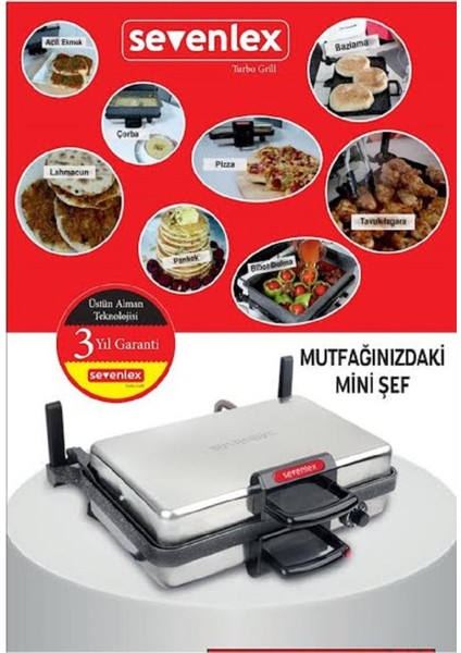 Çok Amaçlı Lahmacun Bazlama Izgara Tost Kombinasyonu, Kırmızı modelleri