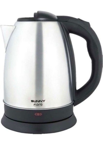 Beyaz Çelik Kettle, Şık ve Dayanıklı, Hızlı Isıtma, Modern Tasarım