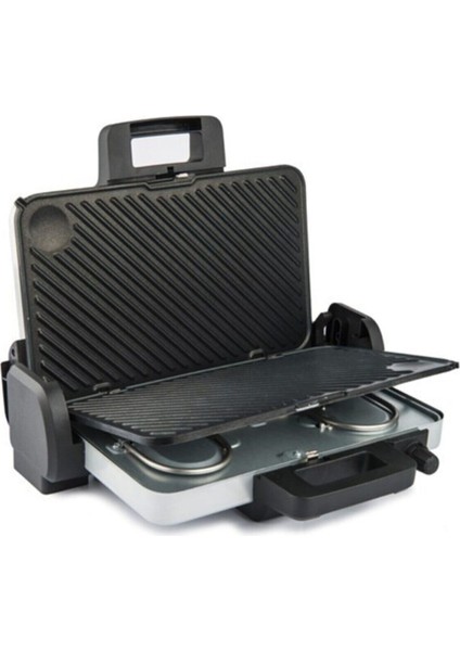 T32 Izgara ve Tost Makinesi, Gri Renk, Pratik Kullanım, Şık Tasarım fiyatları