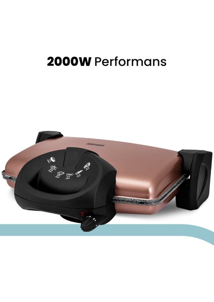 Izli ve Ayarlanabilir 5 Kademe Tost ve Izgara Makinesi, Pratik Kullanım Sağlar. modelleri