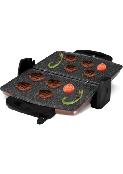 Izli ve Ayarlanabilir 5 Kademe Tost ve Izgara Makinesi, Pratik Kullanım Sağlar. indirimleri