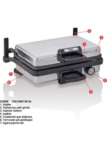 Gri Tepsili Tost ve Lahmacun Makinesi, Pratik ve Kullanışlı Ev Mutfak Cihazı modelleri