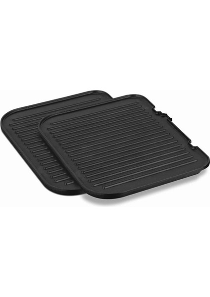 2100W Tost ve Izgara Makinesi, Gri, Pratik ve Şık Tasarım