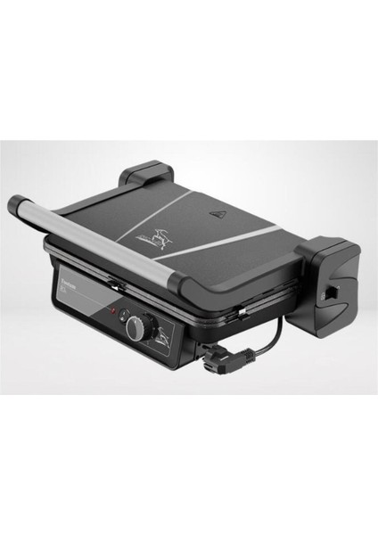 Çift Fonksiyonlu Tost ve Izgara Makinesi Siyah Renkli