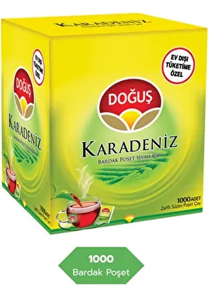 Karadeniz Süzen Poşet Çay 1000x2 gr Ferahlatıcı Lezzet ve Doğal İçerik fiyatları