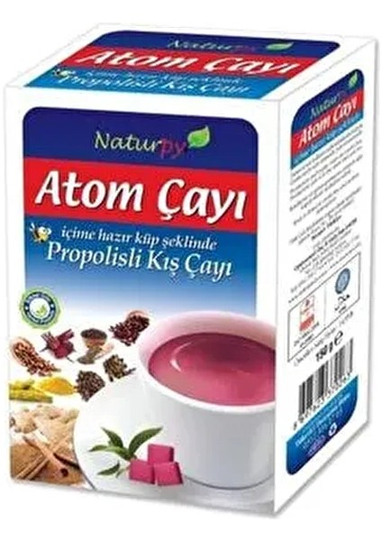 Propolisli Atom Çayı 150 gr Doğal Bitki Karışımı Ferahlatıcı Lezzet