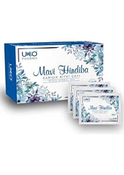Mavi Hindiba Karışık Bitki Çayı 60 Günlük Ferahlatıcı Etkiyle 30 Adet modelleri