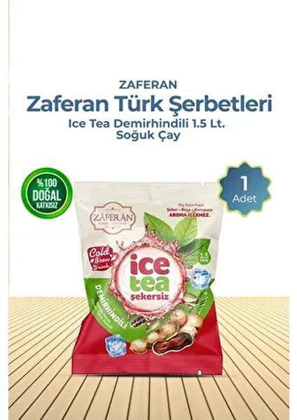 Demirhindili Ice Tea Şekersiz 1.5 lt Doğal ve Ferahlatıcı İçecek modelleri