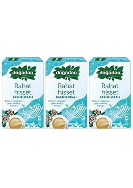 Rahat Hisset Pasifloralı Çay 3x18'li Paket Doğal ve Kafeinsiz Ferahlatıcı