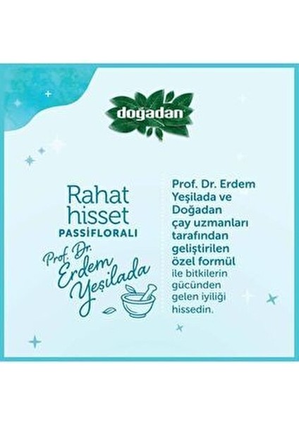 Rahat Hisset Pasifloralı Çay 3x18'li Paket Doğal ve Kafeinsiz Ferahlatıcı