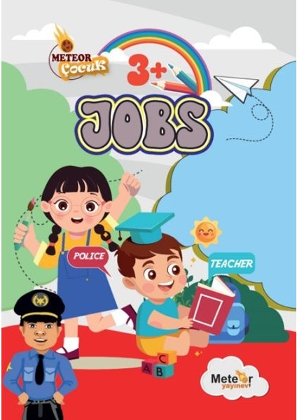 Jobs (Meslekler) Türkçe – Ingilizce Boyama Kitabı