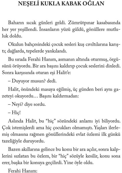 Neşeli Kukla Kabak Oğlan - Ekrem Bektaş modelleri