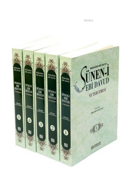 Süneni Ebi Davud ve Tercemesi (5 Cilt) - Imam Hafız Ebu Davud