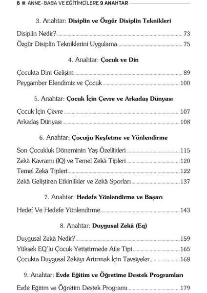 Anne - Baba ve Eğitimcilere 9 Anahtar - Şerife Tortop fırsatları