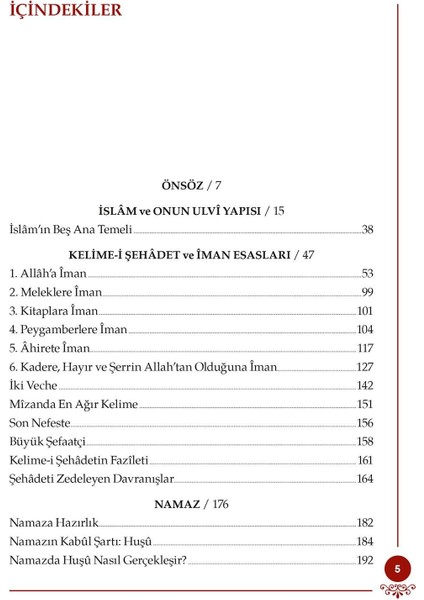 İslam İman İbadet modelleri