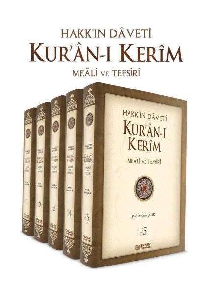 Hakk'ın Daveti Kur'an-ı Kerim Meali ve Tefsiri (5 Cilt Takım) fiyatları