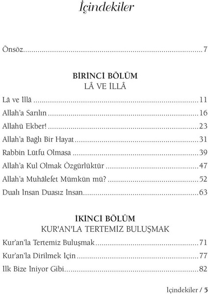 Allah'a Bağlı Bir Hayat modelleri