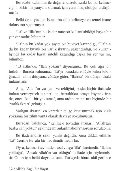 Allah'a Bağlı Bir Hayat