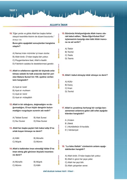 Temel Dini Bilgiler (Sorulu - Cevaplı) - Ramazan Turan fırsatları