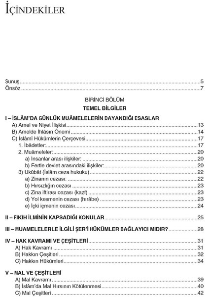 Delilleriyle Ticaret Ve İktisat İlmihali modelleri