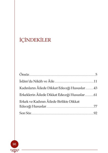 Huzurlu Aile Yuvası - Osman Nuri Topbaş modelleri