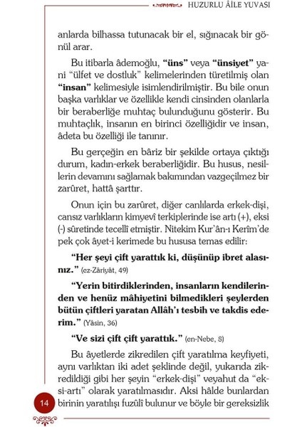 Huzurlu Aile Yuvası - Osman Nuri Topbaş