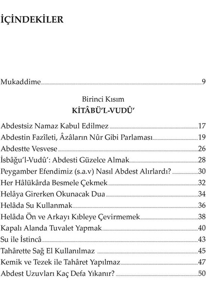 Buhari'De Temizlik modelleri