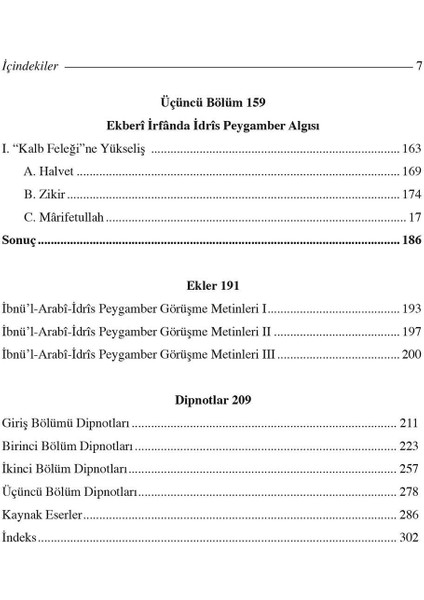 Şeyhi Ekber İbn Arabi'de İdris Peygamber fırsatları