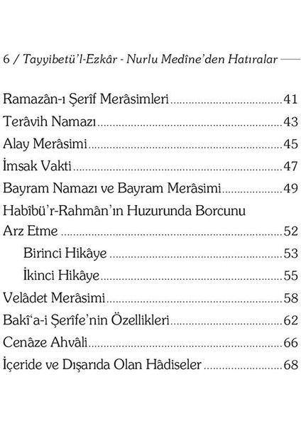 Nurlu Medine'den Hatıralar fırsatları