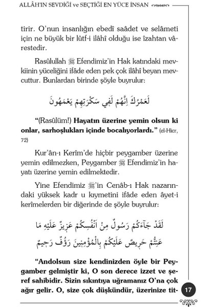 Fahr-I Alem Habib-I Hüda Hz. Muhammed Mustafa - Osman Nuri Topbaş indirimleri