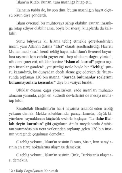 Kalp Coğrafyamızı Korumak