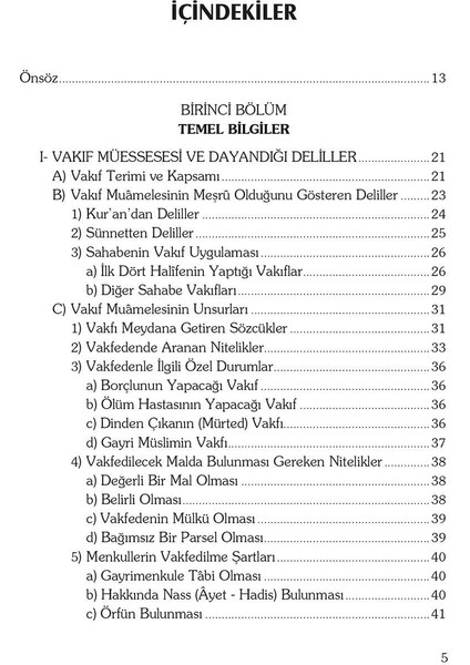 Günümüzde Vakıf Meseleleri modelleri
