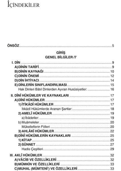Delilleriyle İslam Akaidi: İslam İnanç Esasları - Mehmet Bulut modelleri