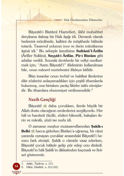 Bayezid-I Bistami - Osman Nuri Topbaş fırsatları