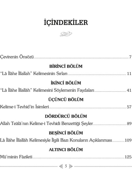 Kelime-İ Tevhidin Sırları modelleri
