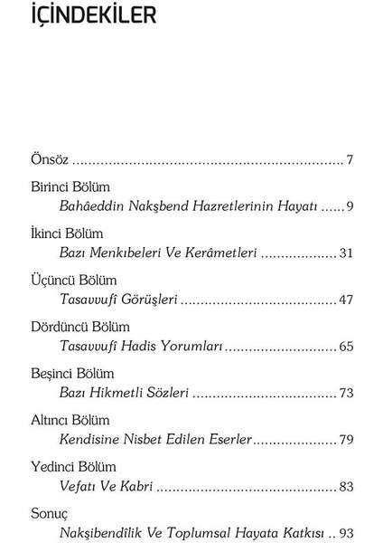 Hoca Bahaeddin Nakşbend modelleri