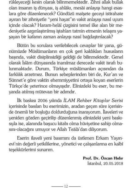 Vakit Disiplini - Özcan Hıdır